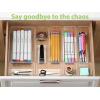 image12 Piece Clear Drawer Organizer Set 3 Sizes Bathroom Vanity Organizer Trays and Storage Bins for Makeup Cosmetics Jewelry and Gadgets Perfect for Office Kitchen Bedroom Bathroom Use25pcs4size