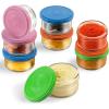 imageFreshmage 8 Pack Salad Dressing Container to Go 27 oz Glass Condiment Containers with Lids for Lunch Box Small Sauce Containers Glass Jars with Lids Reusable ampamp Leakproof