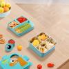 imageFreshmage 2 Pack DoubleLayer Bento Box Container with 3 Compartments