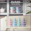 image16 PCS Freezer storage Containers with Lids Reusable BPA Free Plastic Soup Jars Leakproof Salad Dressing Container to Go Dishwasher ampamp Microwave Safe Food Storage Containers for Lunch Meal Prep