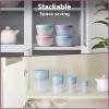 image16 PCS Freezer storage Containers with Lids Reusable BPA Free Plastic Soup Jars Leakproof Salad Dressing Container to Go Dishwasher ampamp Microwave Safe Food Storage Containers for Lunch Meal Prep